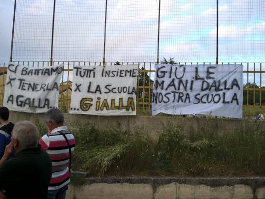 La protesta di Mascione