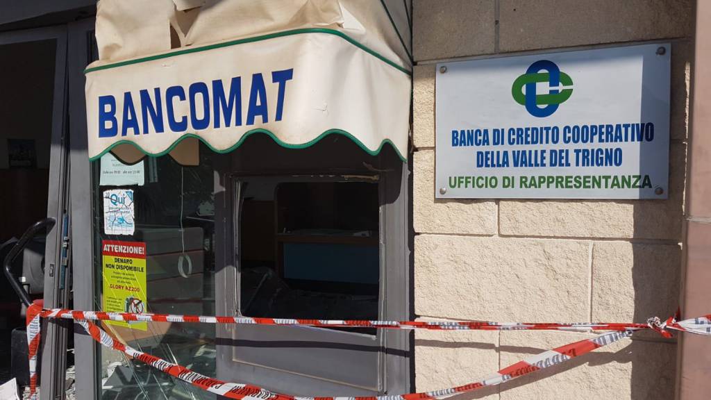 Assalto bancomat BCC Montenero