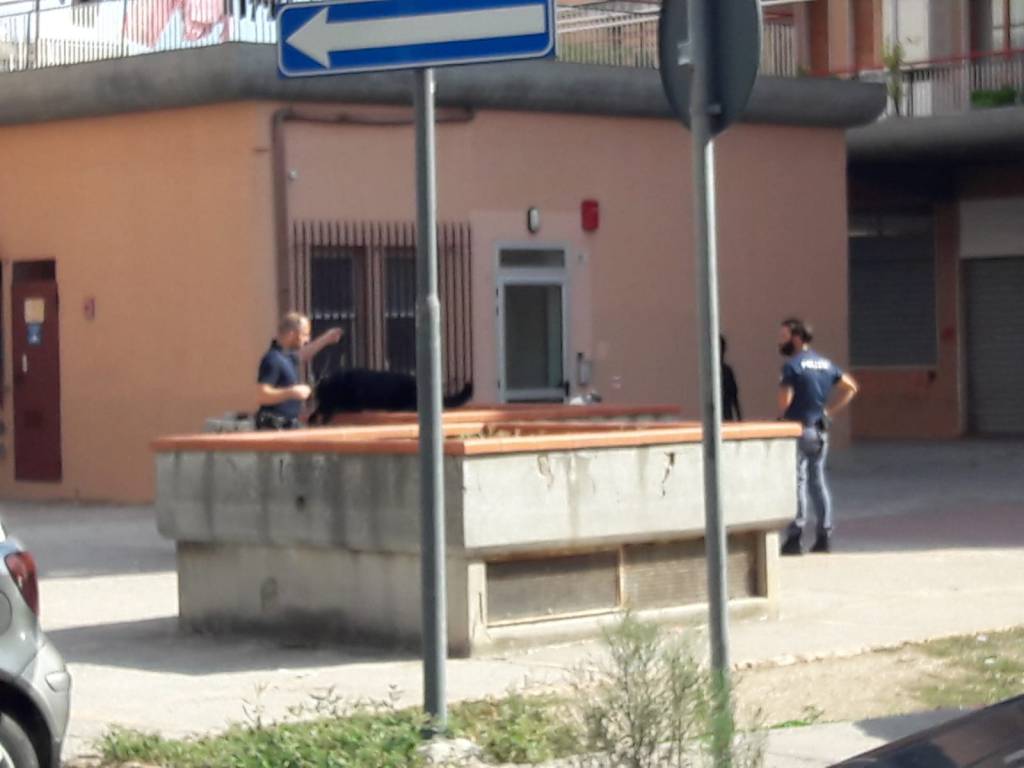 polizia in via sturo 