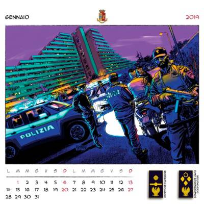 CALENDARIO 2019 Polizia