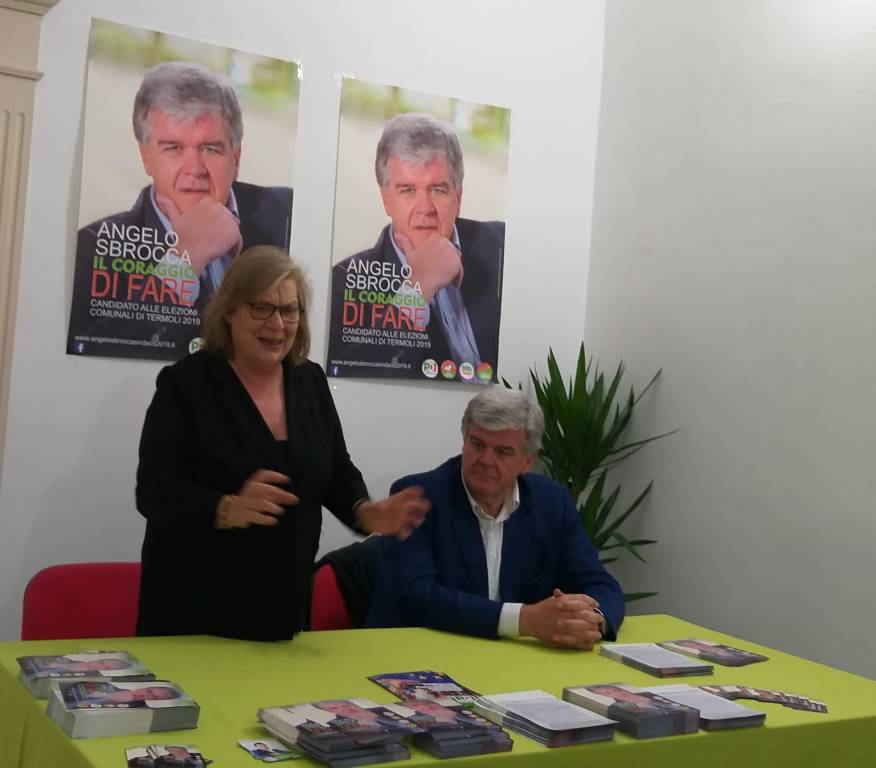 Eurodeputata Pd Gentile e Angelo Sbrocca