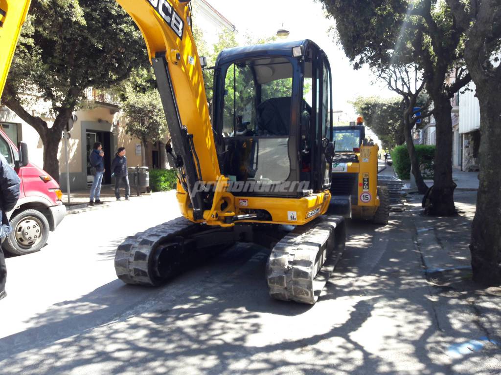 Proteste lavori corso Umberto