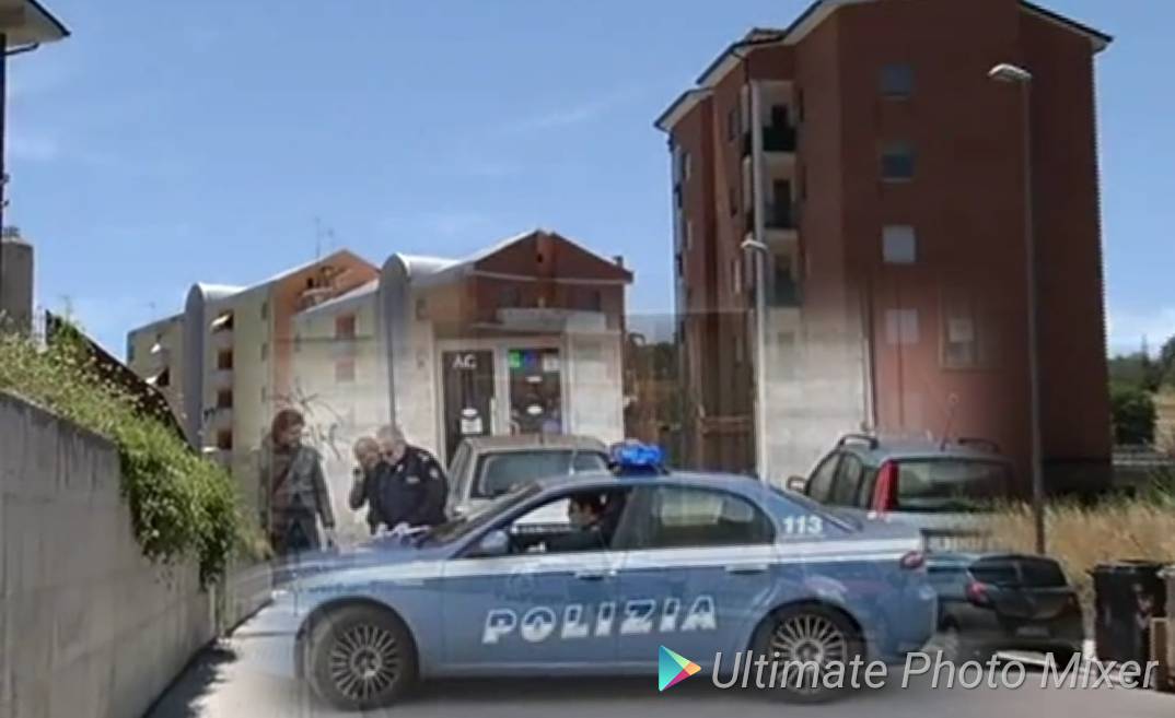 polizia in via quircio 