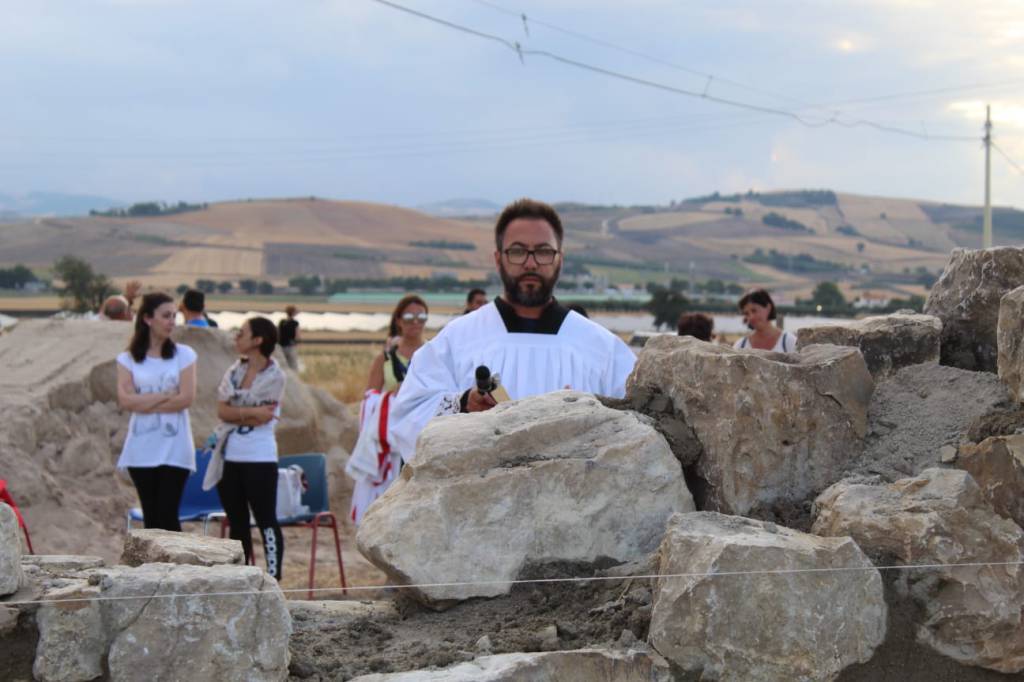 rotello festa e posa prima pietra