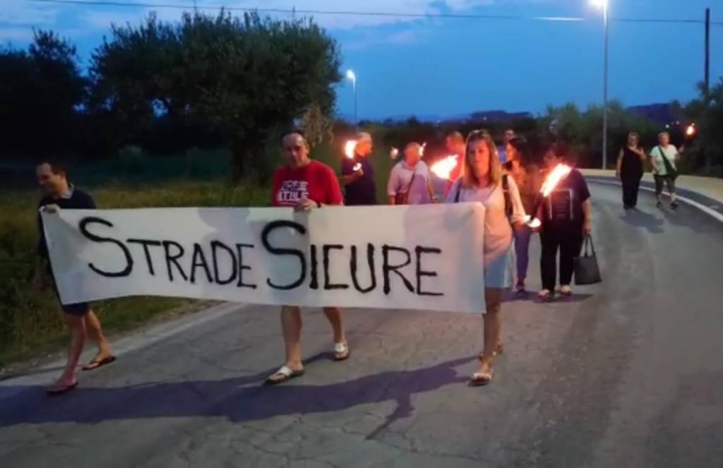 strade sicure fiaccolata