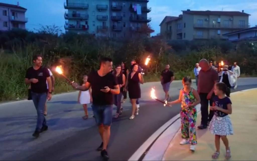 strade sicure fiaccolata