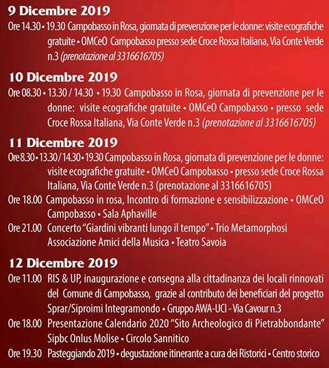 eventi natale cb