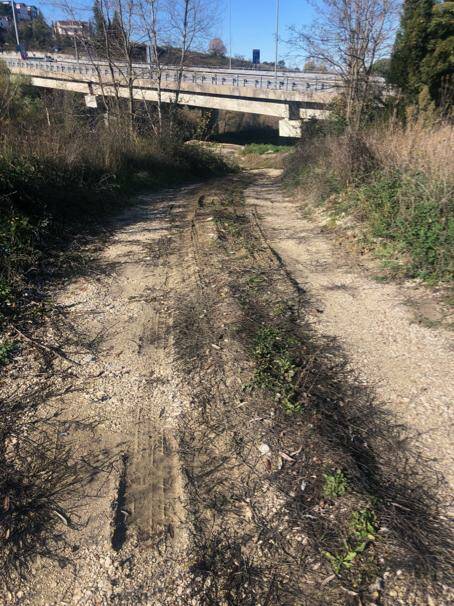 strada dissestata Campobasso via Gorizia