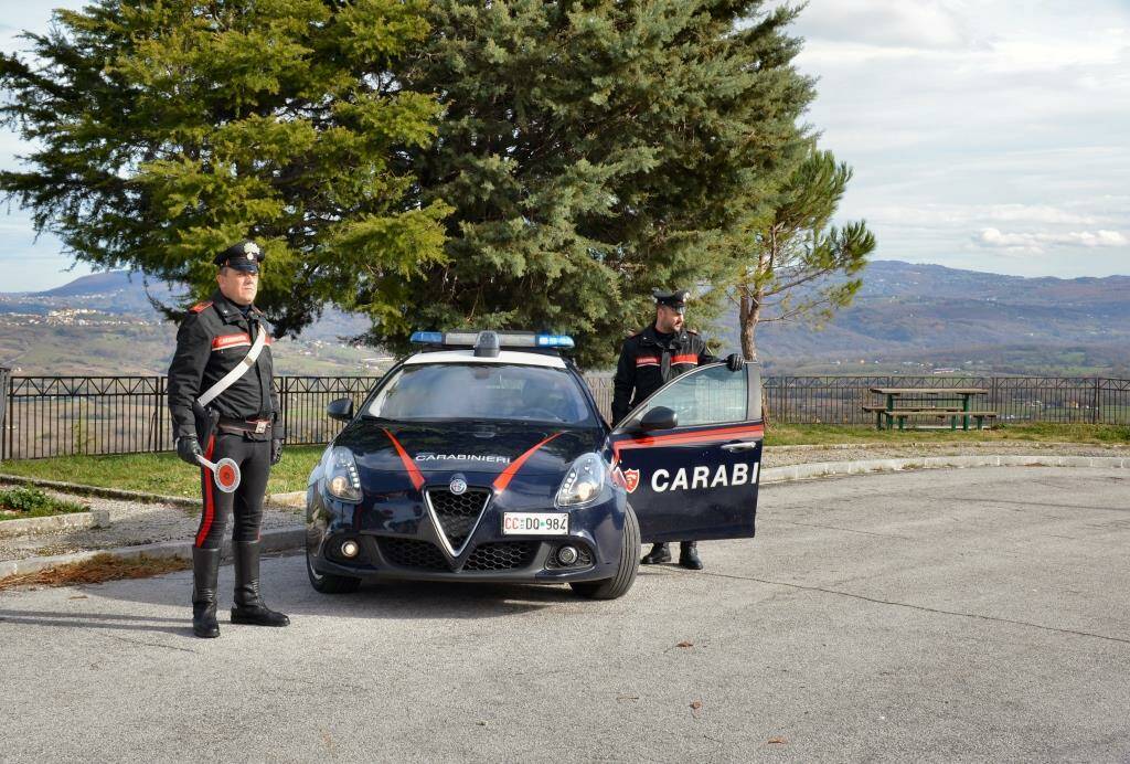 carabinieri Bojano e arnesi da scasso