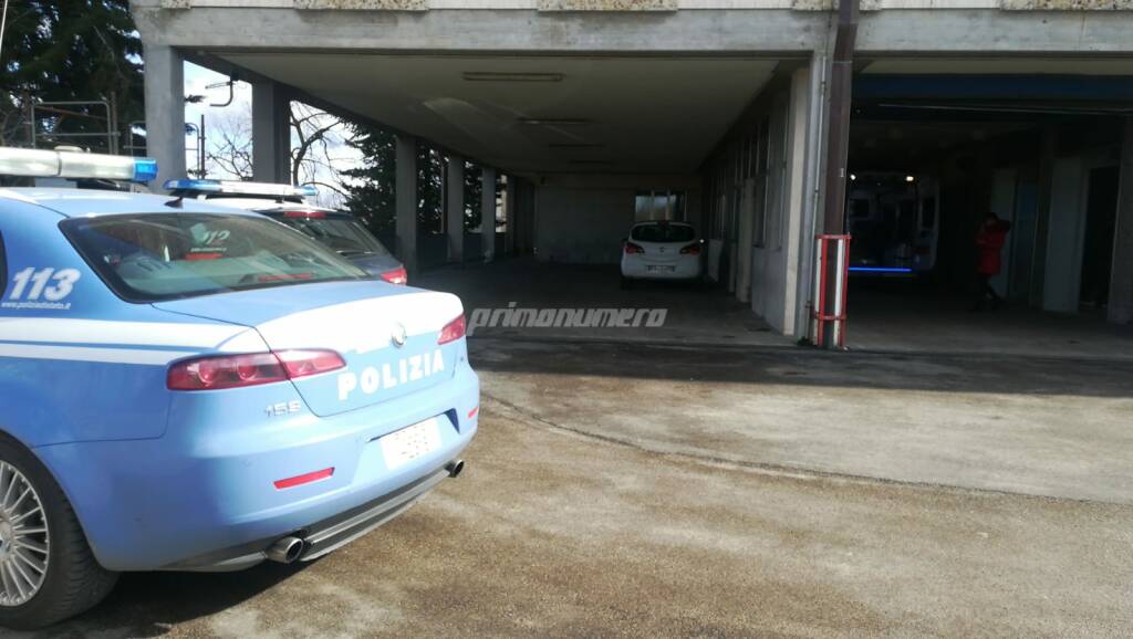 Polizia Carabinieri ospedale Cardarelli Campobasso