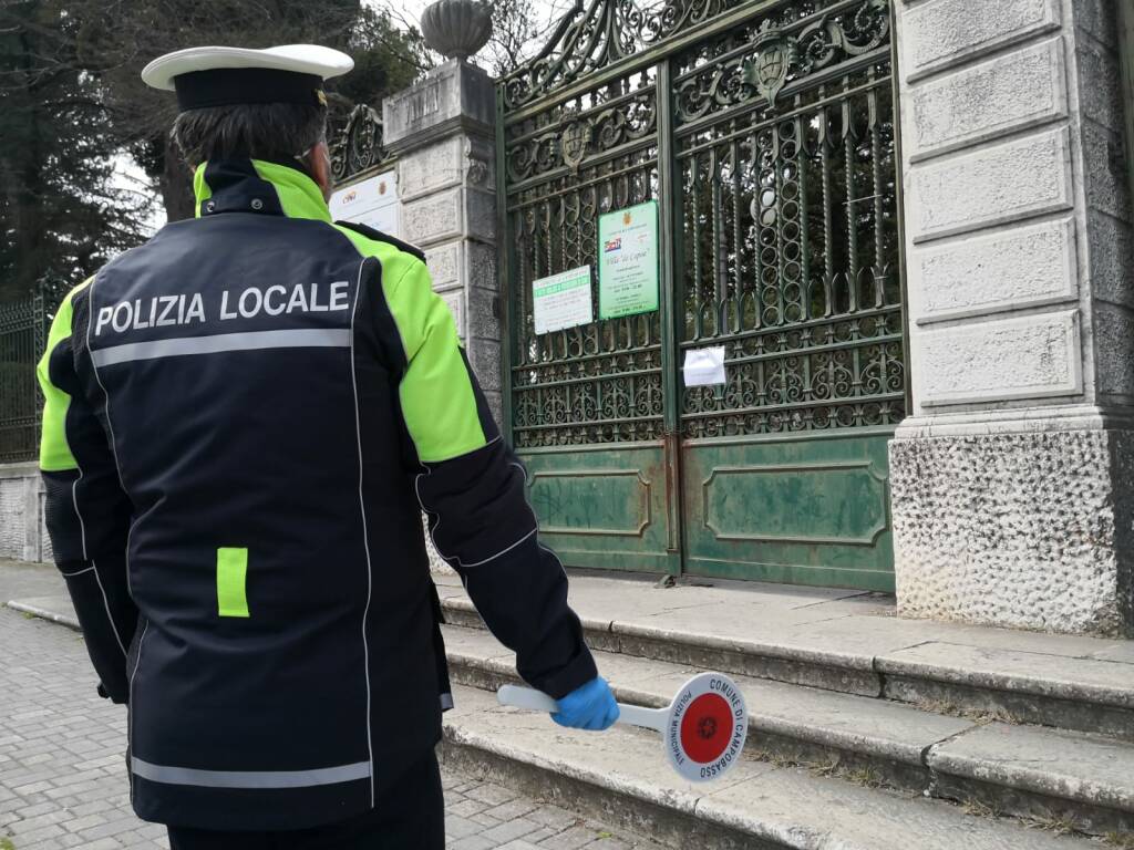 Campobasso villa de capoa chiusa vigili urbani coronavirus