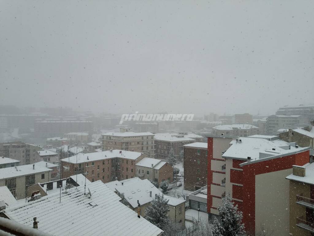 Neve 24 marzo 2020 Campobasso 