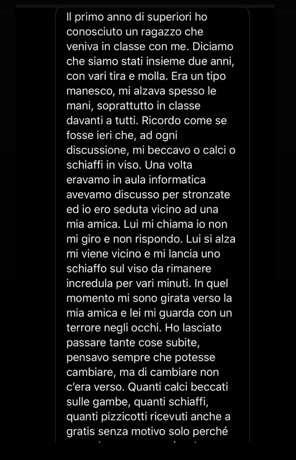 manuela salvatore screenshot violenza donne