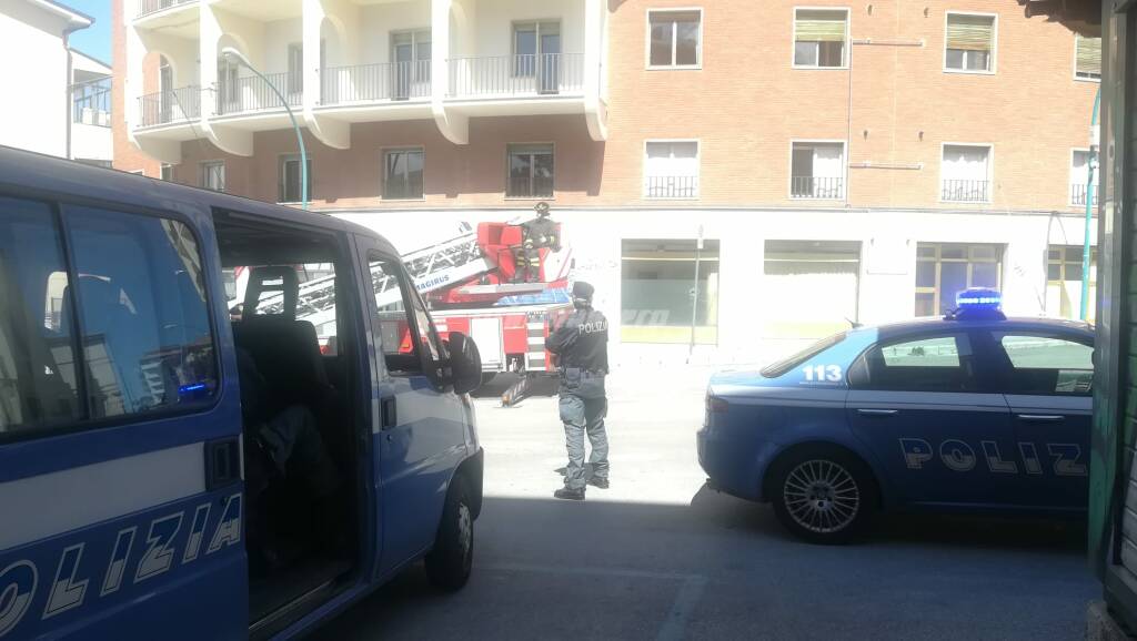 Incendio Piazza della Repubblica Campobasso