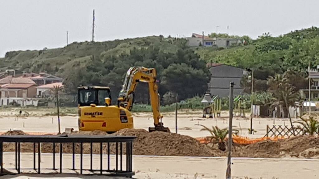 Spiaggia Termoli covid maggio 2020 riovivo