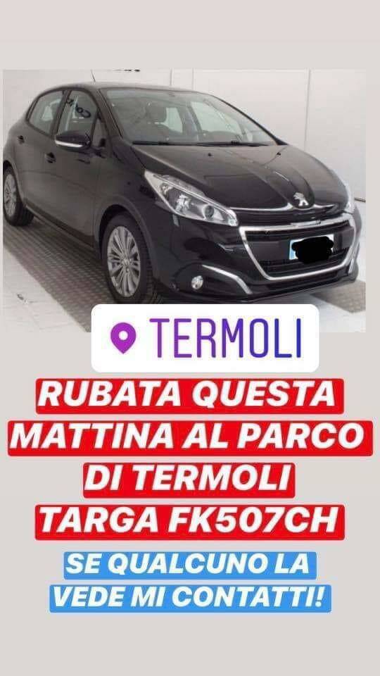 auto rubata termoli