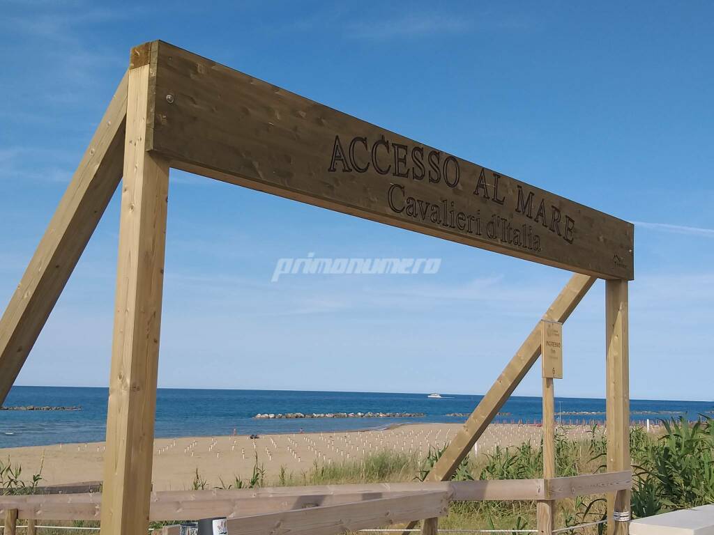 accesso mare lungomare nord termoli