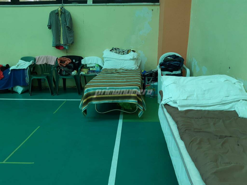 Dormitorio per emergenza Covid a Termoli