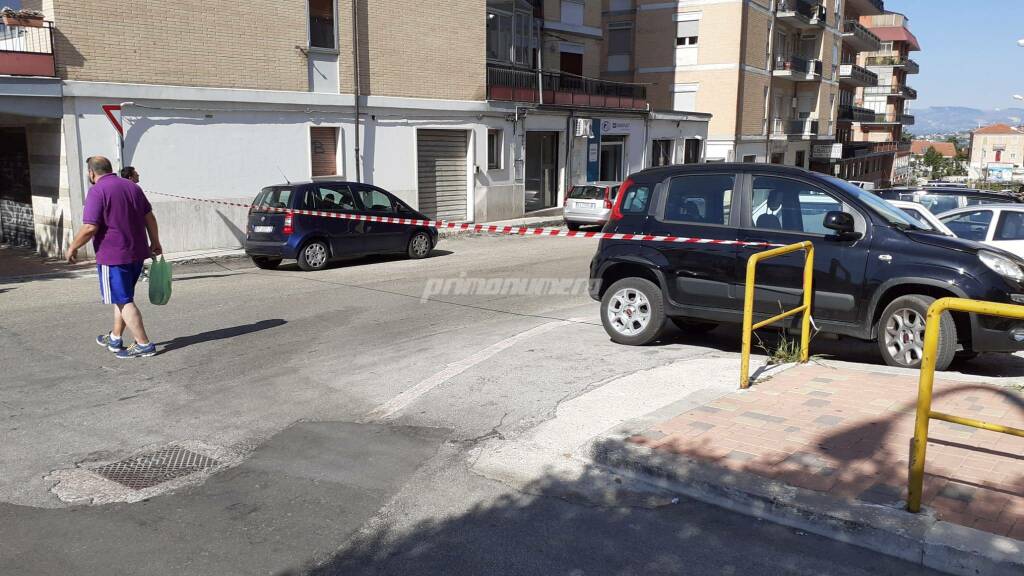 Via Ciccaglione Campobasso vigili urbani 