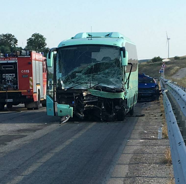 incidente mortale autobus rotello