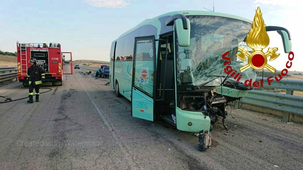 incidente mortale autobus rotello 