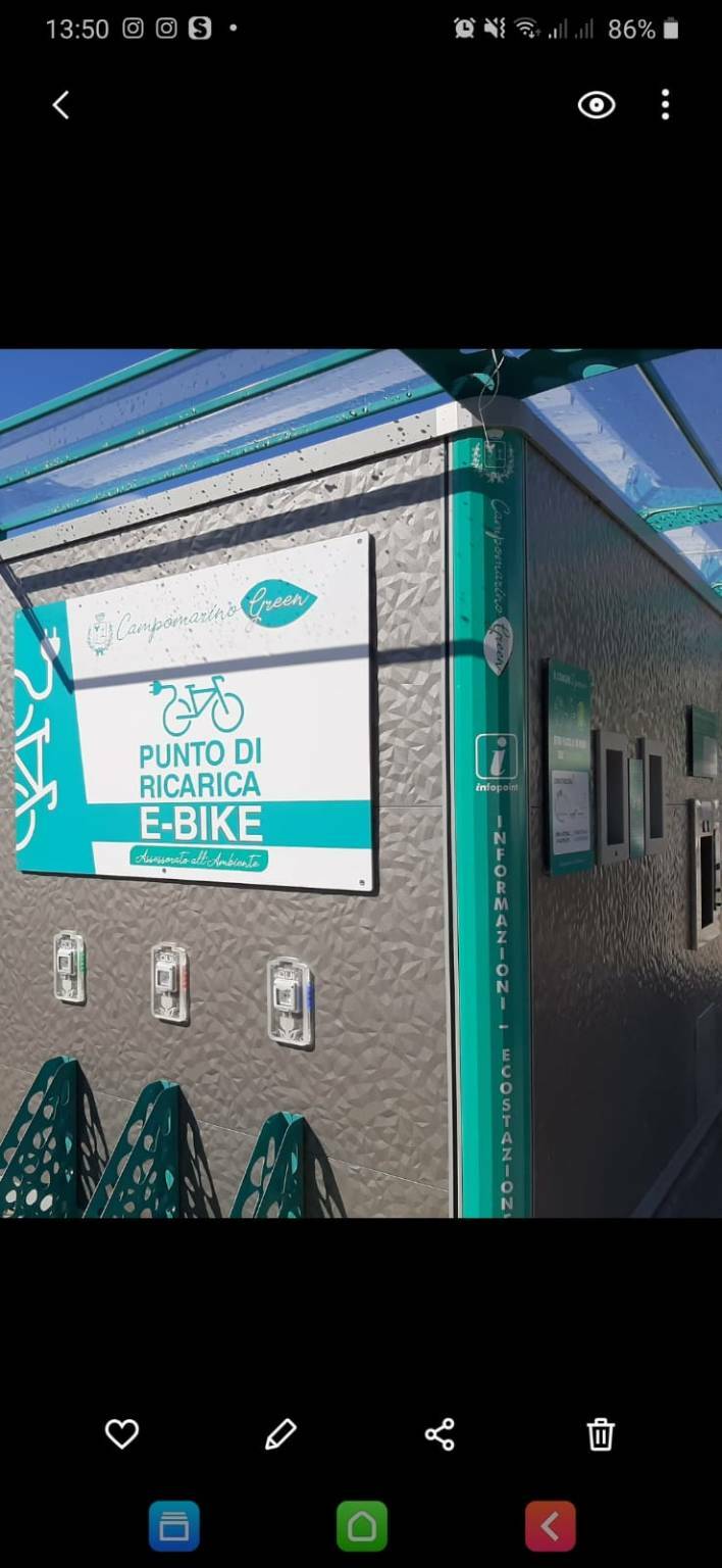 Info point Eco isola Campomarino Bandiera Blu inaugurazione estate 2020