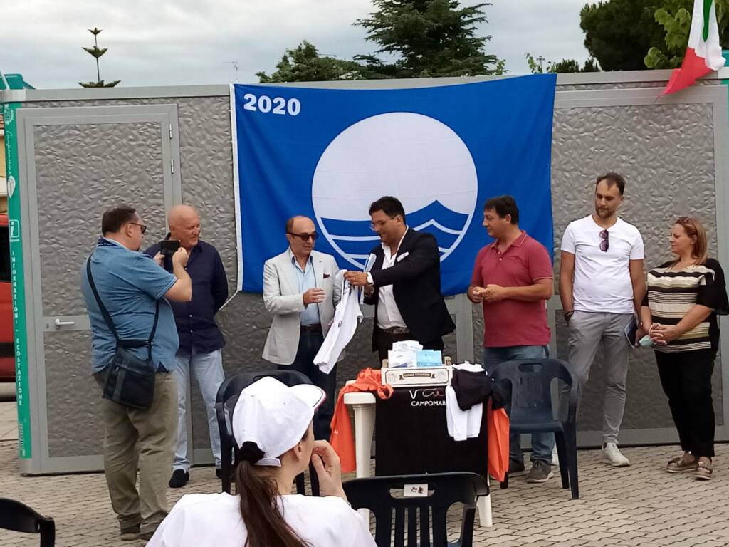 Info point Eco isola Campomarino Bandiera Blu inaugurazione estate 2020