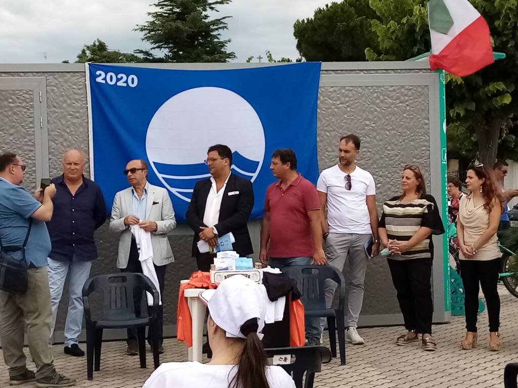 Info point Eco isola Campomarino Bandiera Blu inaugurazione estate 2020