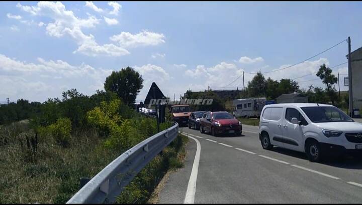 passaggio a livello Matrice treno Campobasso Termoli