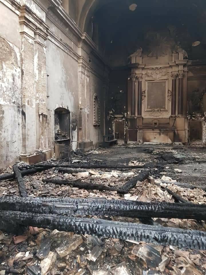 incendio chiesa sant'antonio abate guglionesi