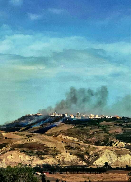 Incendio Guglionesi 30 agosto 2020