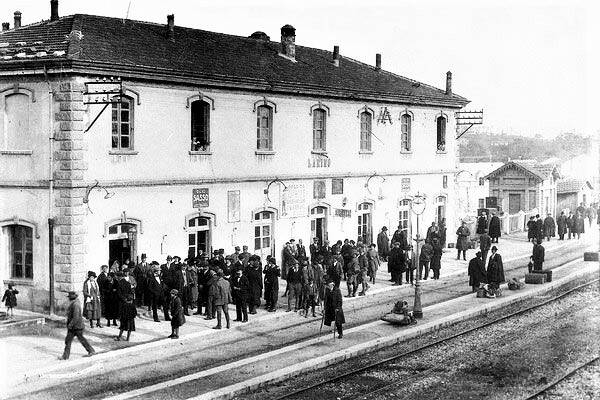 stazione di Larino anni Trenta