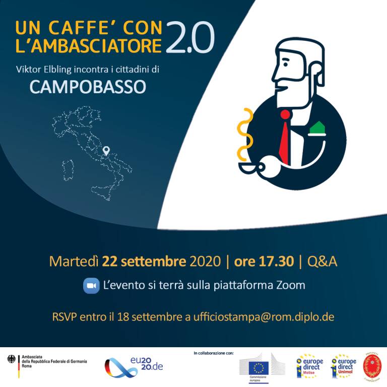 caffè con l'ambasciatore