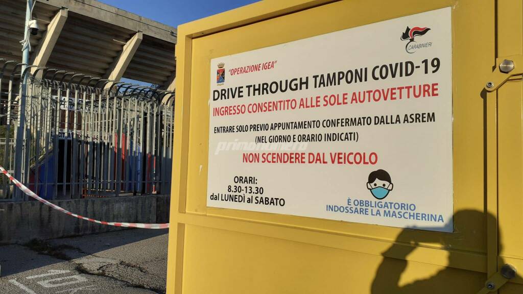 Tamponi drive through Campobasso covid