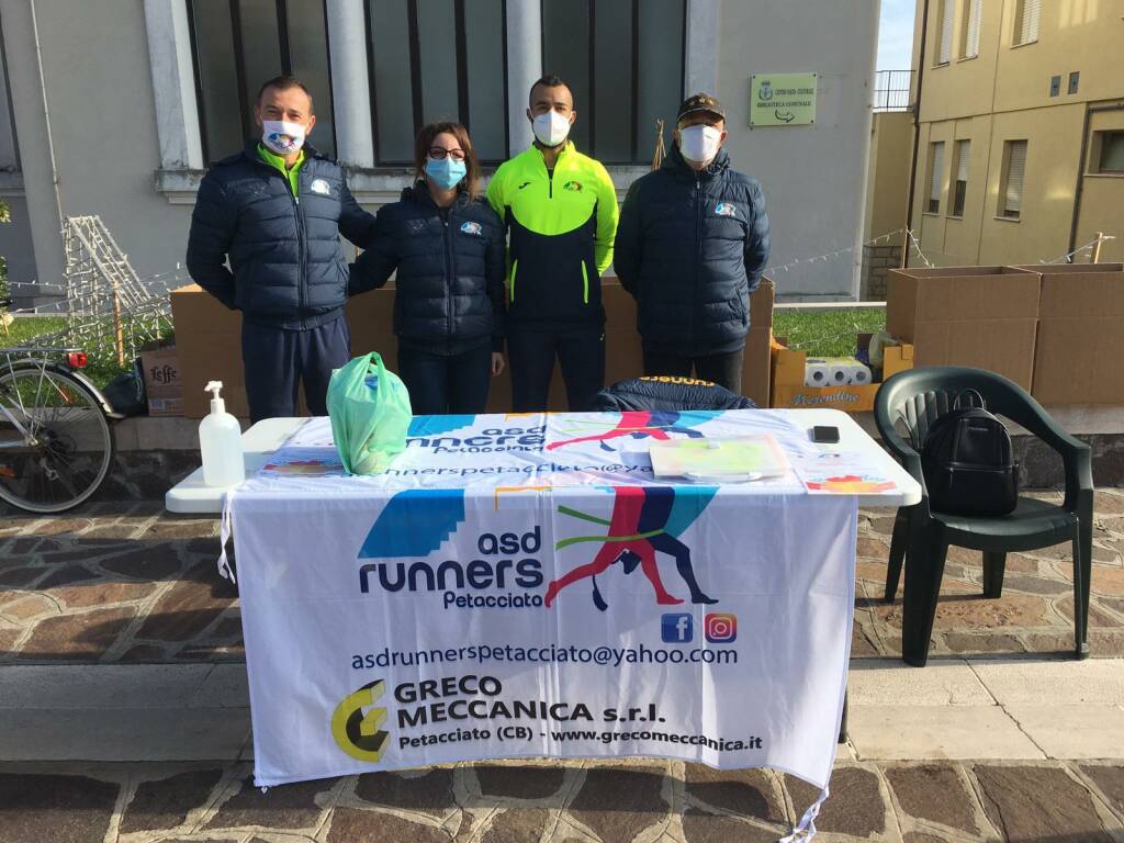 Raccolta alimentare Runners Petacciato