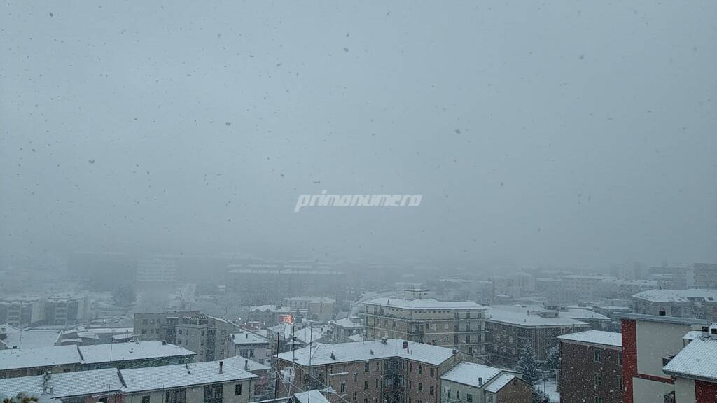 Campobasso imbiancata 17 gennaio 2021