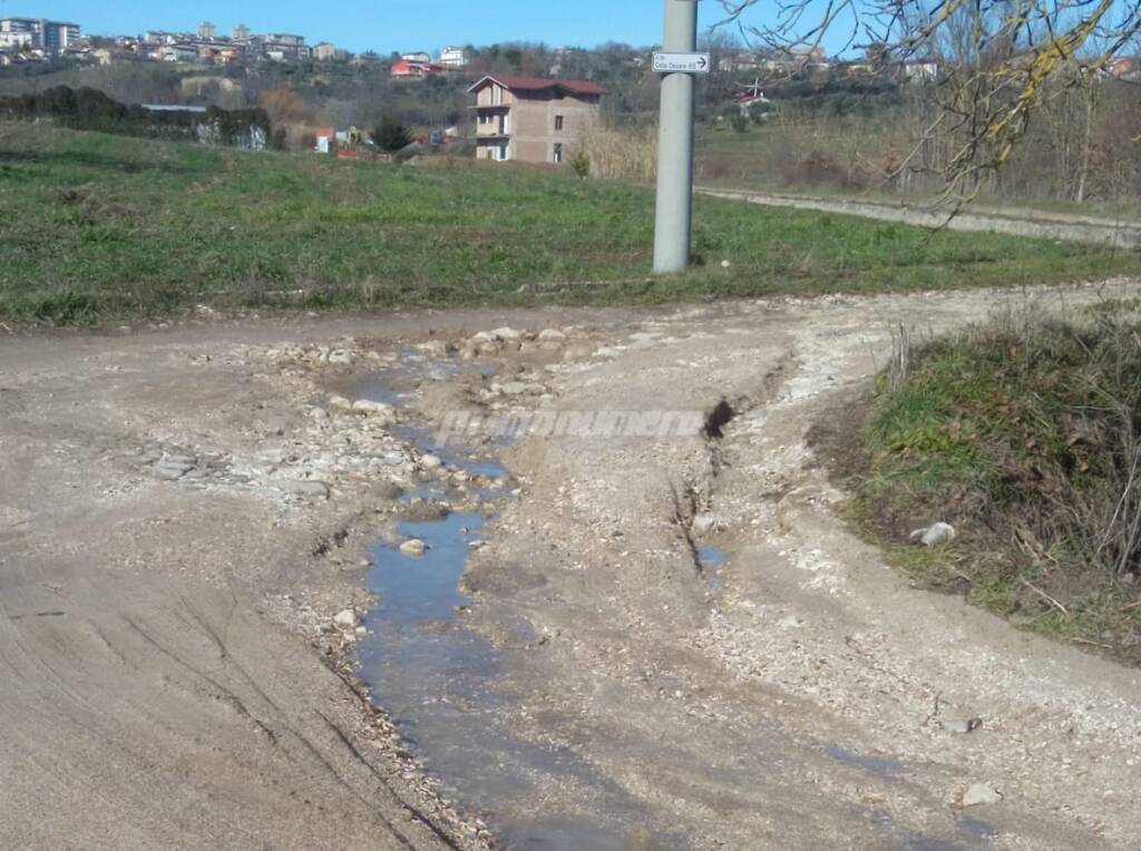 strade di fango Campobasso colle Calcare