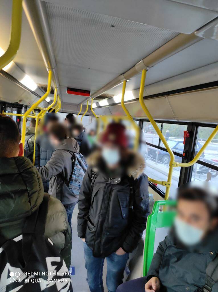 autobus circolari mascherine ragazzi Termoli