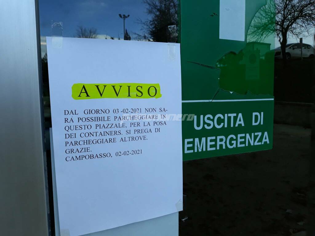 Ospedale Cardarelli Campobasso area per moduli terapia intensiva