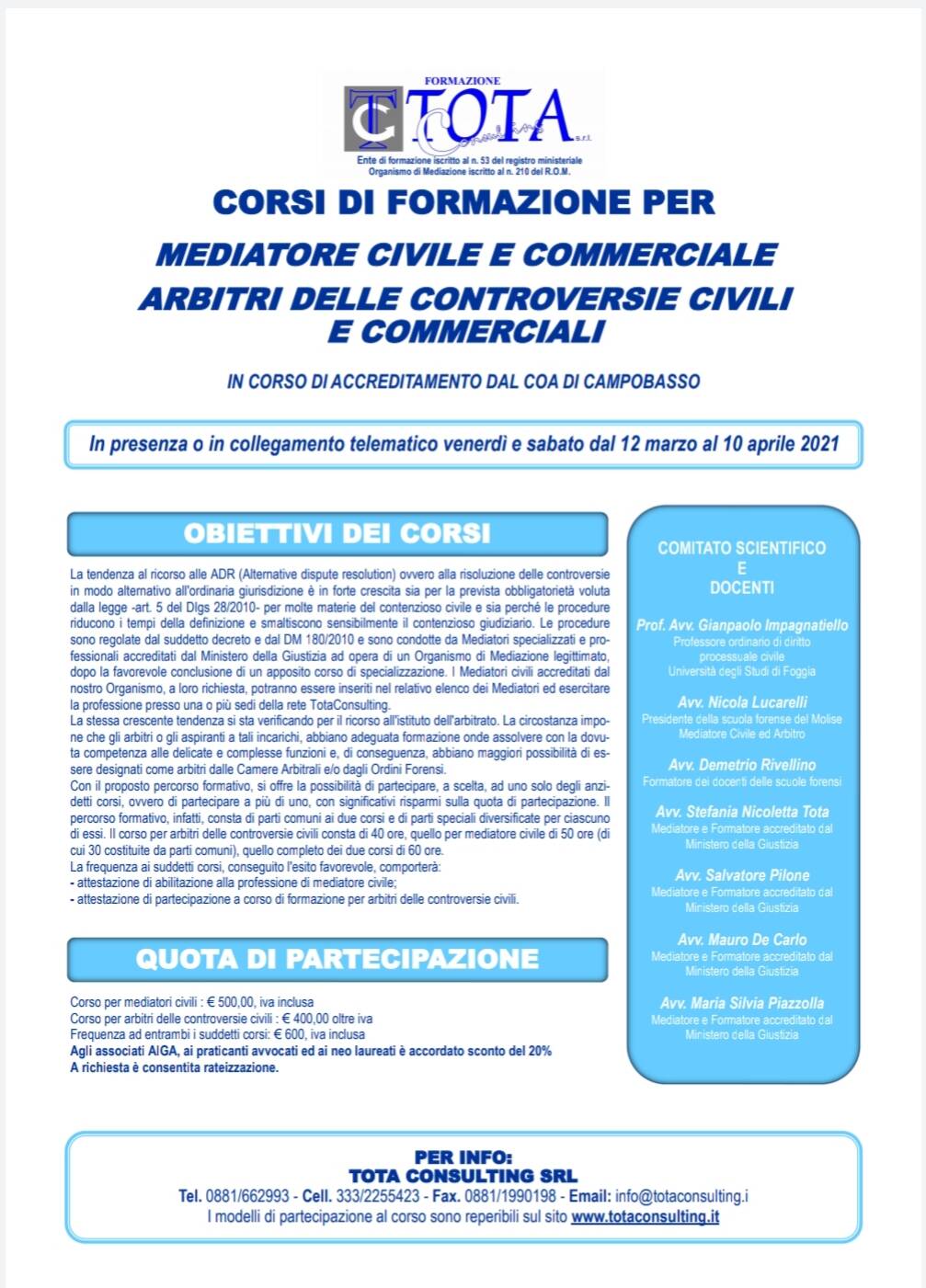 corsi locandina tota consulting