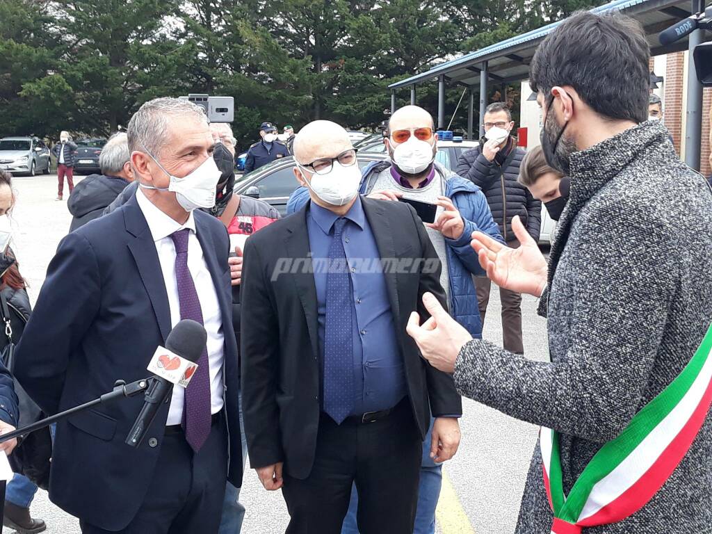 Visita Sottosegretario Costa a Campobasso presidente Toma sindaco Gravina 