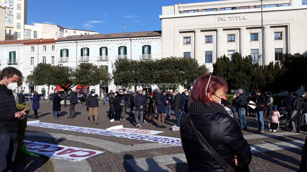 Campobasso protesta veglia davanti al Tribunale vittime covid