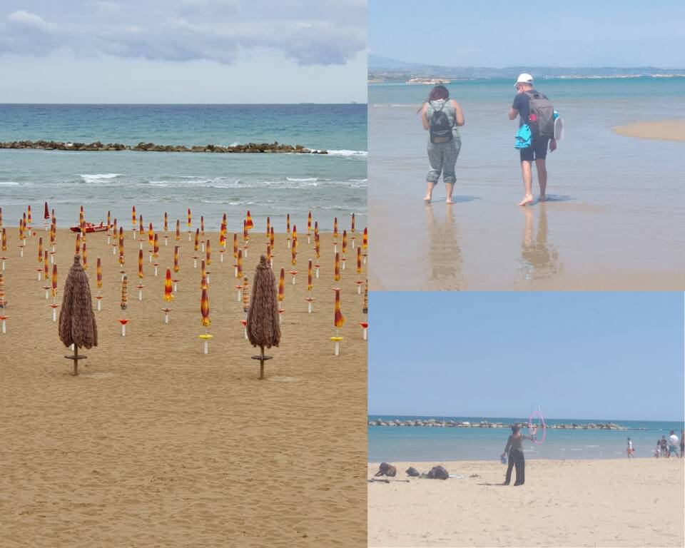 spiaggia collage