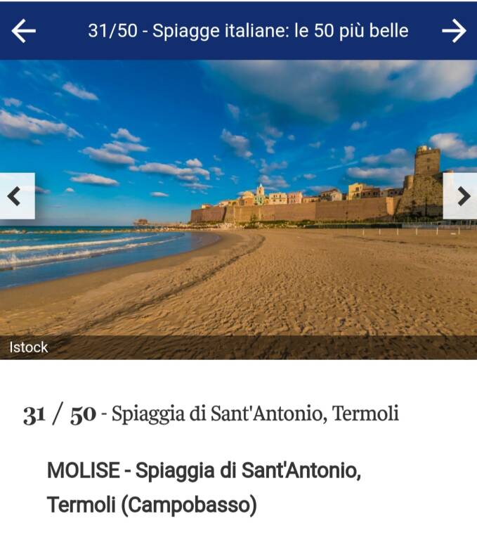 spiagge italiane più belle 50 termoli corriere