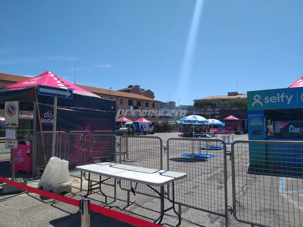 I preparativi per il Giro a Termoli