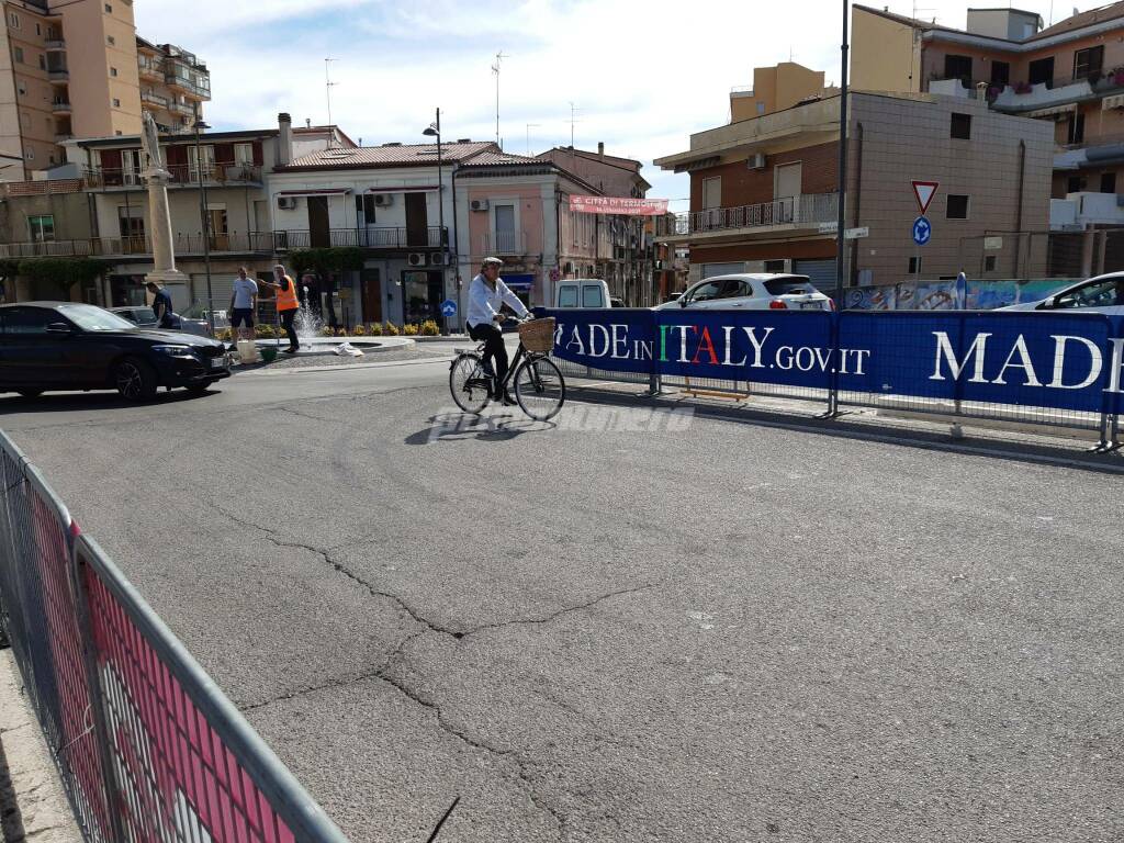 I preparativi per il Giro a Termoli