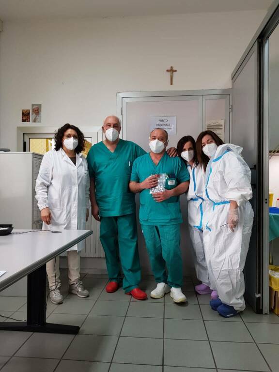 Vaccini Vietri Larino ospedale pazienti medici equipe vaccinale