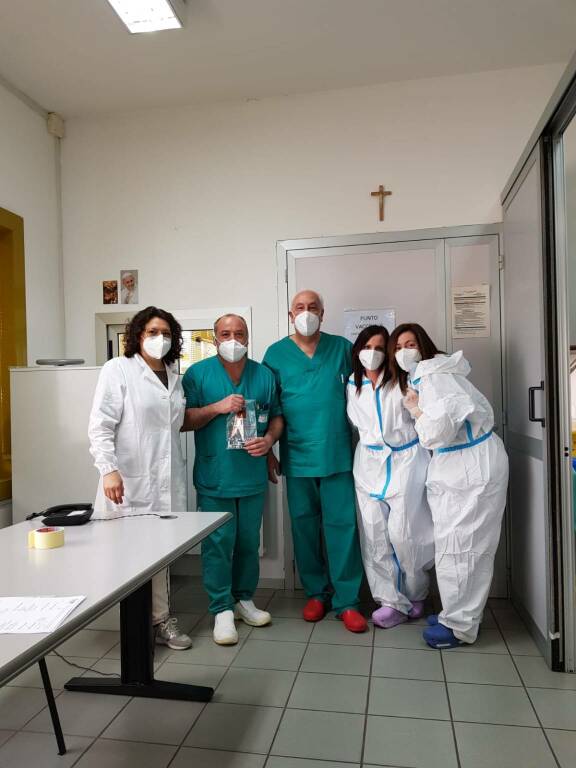 Vaccini Vietri Larino ospedale pazienti medici equipe vaccinale