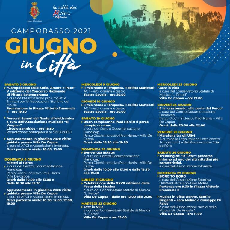 Giugno in città Campobasso