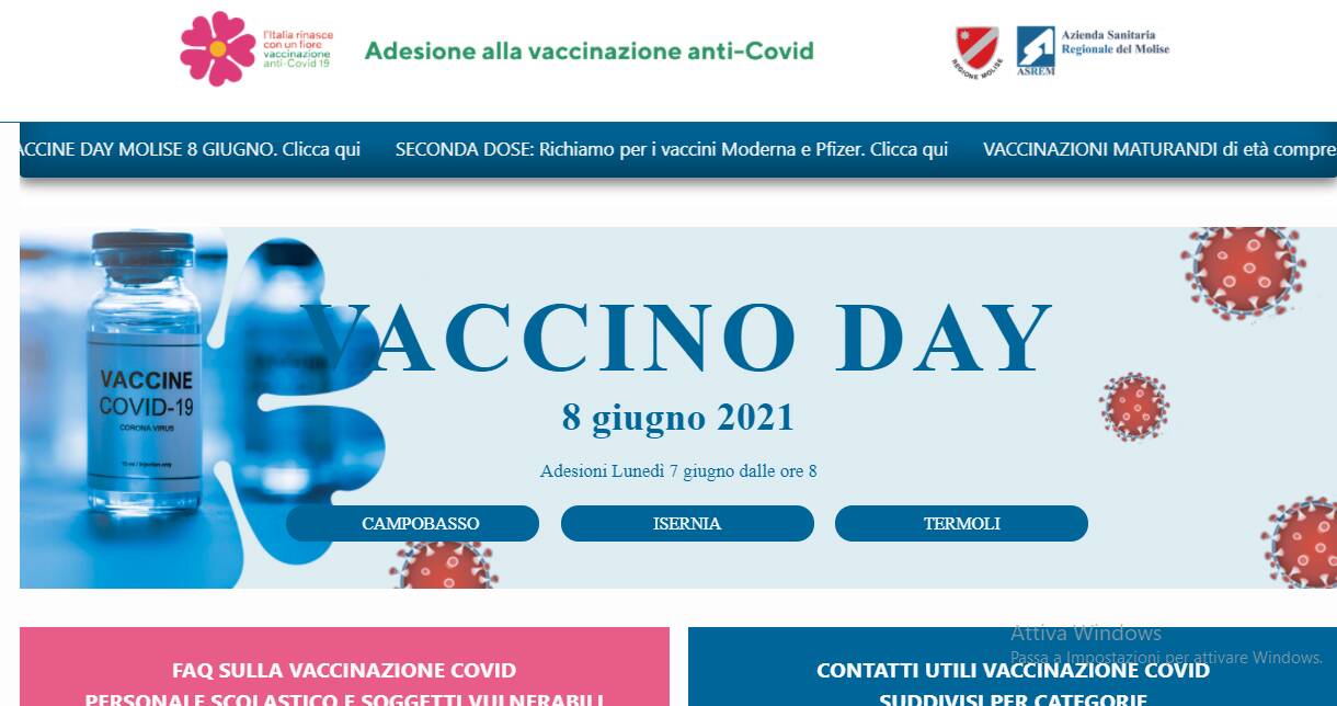 vaccino day 8 giugno
